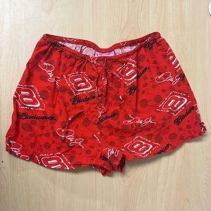 NASCAR Budweiser Dale Jr. Boxer Shorts Pajamas